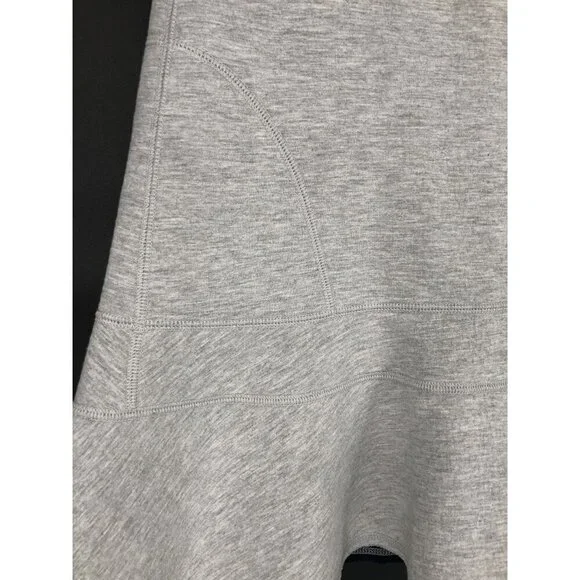 J. Crew Neoprene Surf Skirt Women's S Light Grey Flared Hem Preppy Office Siren - Picture 5 of 11